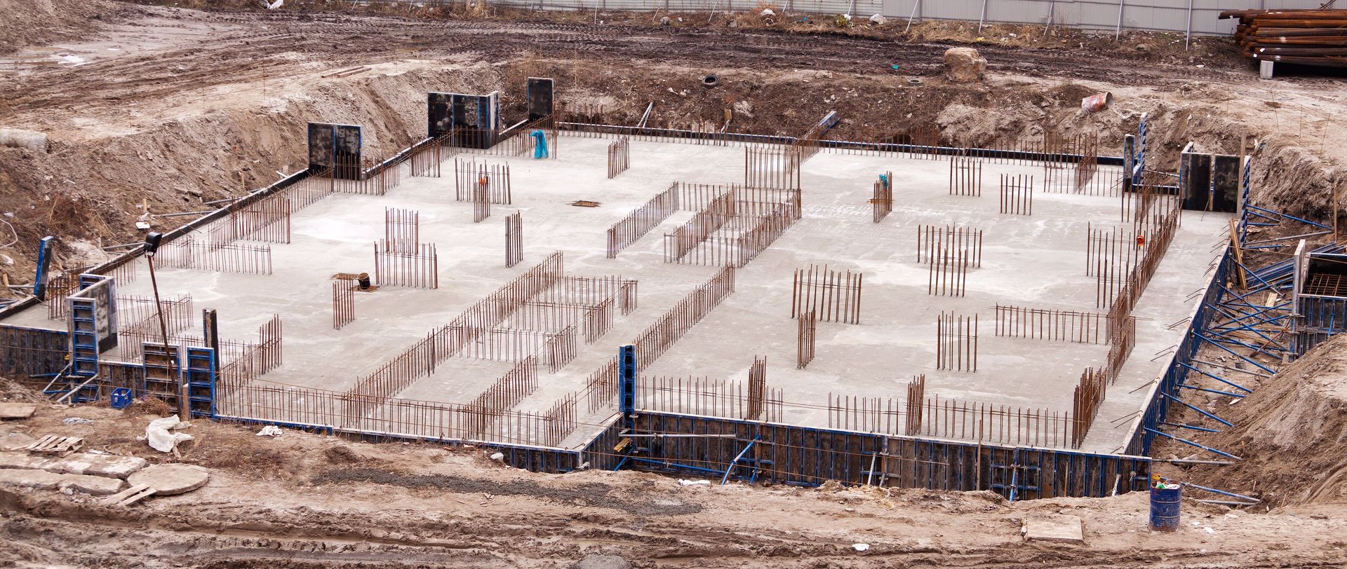 Poured; Concrete; Foundation